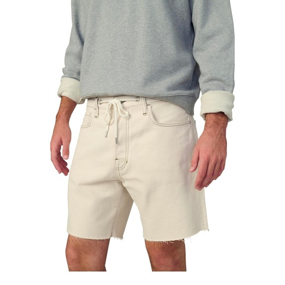 Joe's Jeans Other - Joe's‎ Jeans Mens Denim Shorts Ecru Drawstring Raw Hem Size 36 NEW